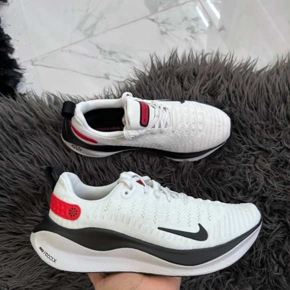 Nike ReactX Infinity Run 4 'White Light Crimson DR2665-100 Women's Shoes New - Picture 7 of 15